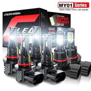 For Toyota Avalon 2000-2007 LED Headlight High&Low Beam + Fog Light Bulbs Qty 6 - Bild 1 von 21