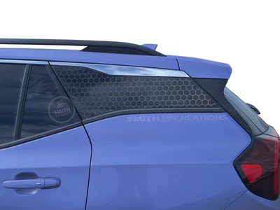 Fits 2018-2025 GMC Terrain Rear Side Window Hexagons OUT Themed Window Decal Foto 1 de 3
