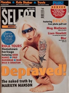 Select Magazine March 199 Marilyn Manson Placebo Kula Shaker Travis Blur Mogwai - Picture 1 of 11