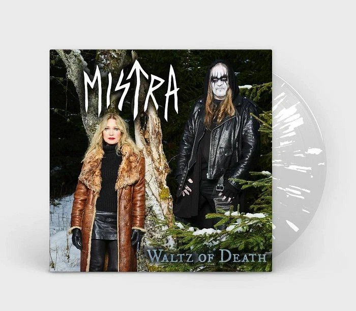 MISTRA - Waltz Of Death - heavyweight clear & white splattered vinyl LP + insert - Image 1 of 1