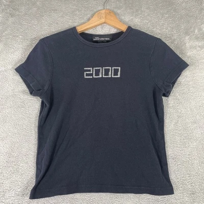 Винтажный Y2K без границ верхний женщин XL 2000-х со стразами Babydoll Mallcore - Изображение 1 из 4