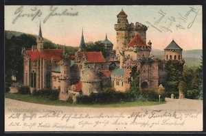 Ansichtskarte Wilhelmshöhe, Löwenburg 1905 - Picture 1 of 2
