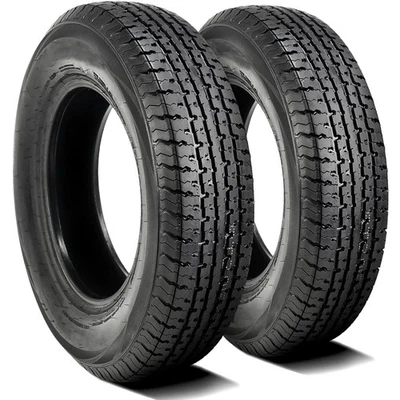 2 Tires Trailer Master ST PRO Steel Belted ST 175/80R13 Load E 10 Ply Trailer — 第 1/4 张图片