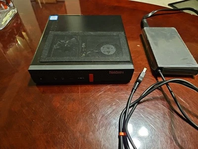 Lenovo M720q i5-8500T, AMD RX6400 GPU 16GB DDR4 256GB SSD Steam Machine Gaming - Image 1 of 4