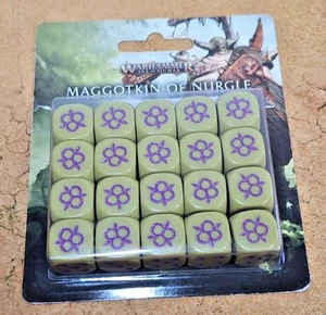 Warhammer Age of Sigmar - Juego de dados Maggotkin of Nurgle - O-023 - Imagen 1 de 2