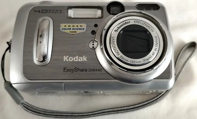 TESTED Kodak EasyShare DX6440 4.0MP Digital Camera - Silver | NO ZOOM BUTTONS - Image 1 of 3