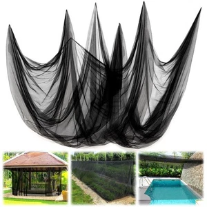 Mosquito Net for Patio - 10Ft x 40Ft for Each Garden Mesh Screen Barrier, Sup... - Picture 1 of 7