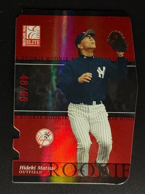 Donruss Elite Status 2003 rojo troquelado novato #181 - Hideki Matsui/55 Foto 1 de 2