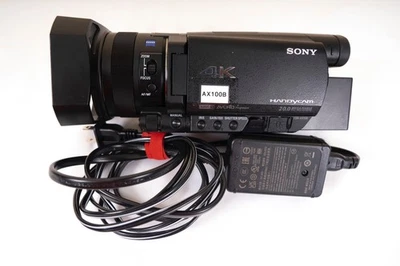 Videocámara Sony FDR-AX100 4K - negra Foto 1 de 4