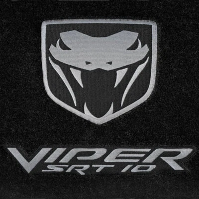 Lloyd Mats VELOURTEX черный багажник коврик 2003-2006 Dodge Viper SRT-10 *серебро логотип * - Изображение 1 из 2