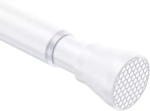 Tension Curtain Rod 34 to 59 Inch, White Tension Rod Adjustable Expandable Sprin - Picture 1 of 8