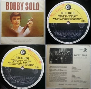 BOBBY SOLO THE WINNER OF SANREMO 1965 UNIQ CVR & PS UNIQ COMP CHILEAN PRESS ONLY - Picture 1 of 12
