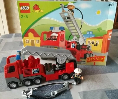 BOITE LEGO DUPLO : CAMION pompier incendie N° 4681 - Photo 1/4