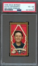 BB - 1909-11 T205 Gold Border - Patsy Dougherty Red Sock Emblem - PSA 4 - VG-EX