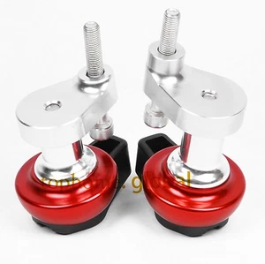 Para Yamaha YZF R1 2004 2005 2006 2006 marco CNC almohadillas de choque izquierda derecha rojo - Imagen 1 de 4