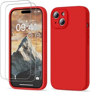 GOODVISH Compatible with iPhone 15 Case, Silicone Upgraded [Enhanced Camera Prot - Picture 1 of 7