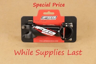 FSA Energy 1- 1/8 Threadless Bicycle Stem 100mm /±6º 31.8 Clamp Titanium Bolts - Image 1 of 4