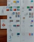 FDC Schweiz 1962-1992 Lot 168 Ersttagsbriefe, 18 PTT-Grußkarten