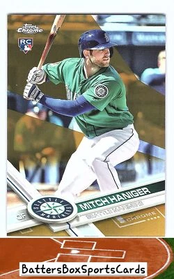 2017 Topps Chrome #29 Mitch Haniger Gold Refractor #/50 - Image 1 of 2