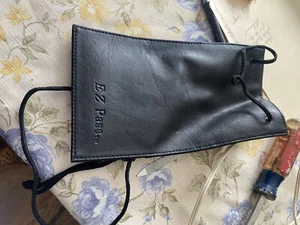 E-z pass Leather Pouch Holder With Drawstring’s - Picture 1 of 2