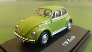 Cararama 1:72 Scale old shape VW Beetle, light green colour, boxed - Picture 1 of 7