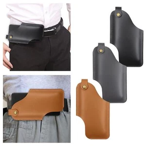 Handgefertigtes Leder-Handy-Holster mit Gürtelclip, Leder-Gürtel-Handytasche, - Picture 1 of 7