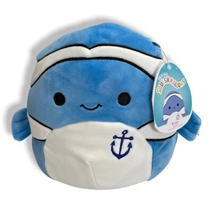 Malvaviscos 8" Ricky Azul Payaso Pez Ancla Escuadrón Vida Marina Peluche Animal - Imagen 1 de 5
