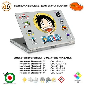 Raben Luffy one piece adesivo notebook tablet sticker cartoon print pvc 9 pz. - Bild 1 von 2