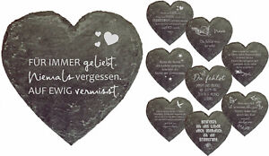 Schieferherz Herz Deko Liebe Valentinstag Muttertag ca.15x15cm