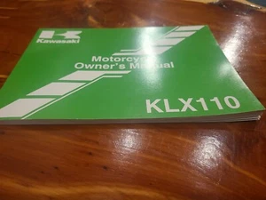 Kawasaki Owners Manual Book 2008 KLX110 - Picture 1 of 3
