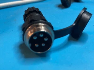 5 pin CB Radio Mic Inline Connector / Extender /Adapter - Black - Picture 1 of 3