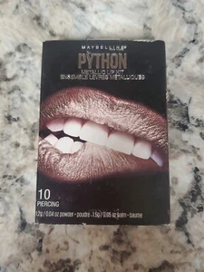 Maybelline-NEW YORK-Python-Metallic Lip Kit-#10 PIERCING-NIB!! - Picture 1 of 6
