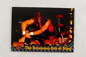 Tarjeta coleccionable Sting WCW Nitro Wrestler #66 Wrestler HOF WWE WWF Topps - Imagen 1 de 2
