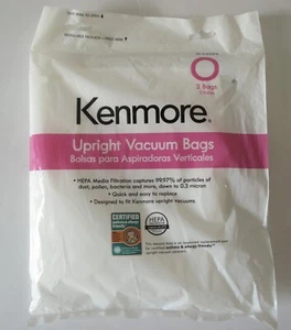 Kenmore Upright Vacuum Bags 53293 Style O HEPA Filter Replacement 2 Pack, New - Picture 1 of 2