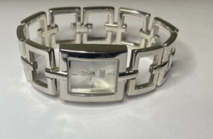 Carvel Ladies Silver Bracelet Analogue wrist watch - Picture 1 of 6