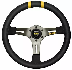 Momo Drifting 330mm Lenkrad Wildleder Schwarz ORIGINAL VRDRIFT33BLKL - Bild 1 von 3