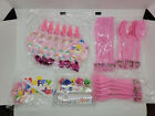 Pink Baby Shark Party Supplies Set Tableware Kit Birthday Decorations
