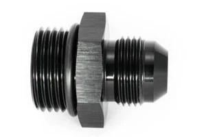 Gewindeadapter ORB 12 zu Dash 10 / -10AN / JIC 10 Schwarz eloxiert 7/8 - 14UNF - Picture 1 of 3