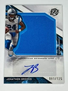 2024 Topps Resurgence - Jonathon Brooks - White Surge Rookie Patch AUTO /125 - Picture 1 of 2