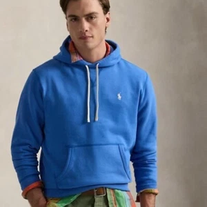 POLO RALPH LAUREN The RL Polar Sudadera con Capucha Hombres Grande Alto Azul Logo - Imagen 1 de 10