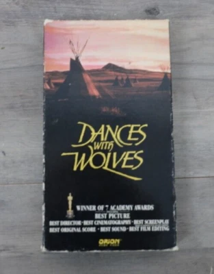 VINTAGE Dances with Wolves VHS Tape Movie 1993 Kevin Costner - Image 1 of 3