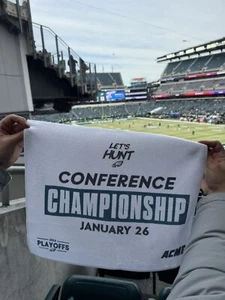 Philadelphia Eagles Conference Championship Towel 1/26/25  - Picture 1 of 2
