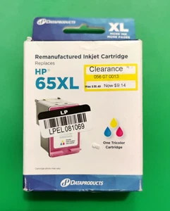 Tri-Color HP 65XL einzelne Tintenpatrone mit hoher Reichweite NEU (3C) - Bild 1 von 3