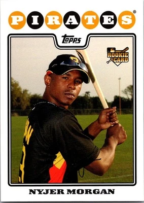 2008 Topps - Nyjer Morgan #328 — 第 1/2 张图片