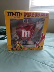 Vintage 1992 Red Peanut M & M Süßigkeitenspender - 10" groß Mars Inc. mit Box  - Bild 1 von 8