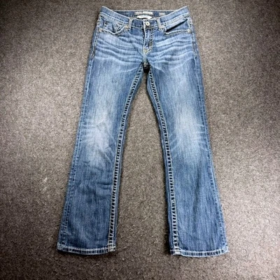 BKE Aiden Bootleg Jeans Mens 29Sx30 Denim Distressed Light Wash Boot Cut - Image 1 of 4