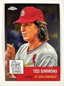 2022 Topps Chrome Platinum Anniversary 70 Ted Simmons St. Louis Cardinals Card - Picture 1 of 2