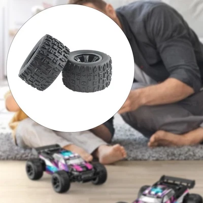 2x RC Räder und Reifen für 1:18 18101 18101Pro RC Modifikation Ersatzteile - Bild 1 von 4