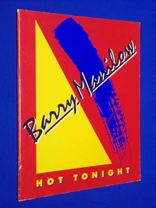 Libro de recuerdos vintage 1983 Barry Manilow Hot Tonight programa gira de conciertos ¡BONITO! - Imagen 1 de 7