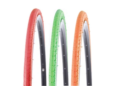Kenda Kontender 700x26c grün rot orange Reifen 26-622 Decke Mantel Rennrad - Bild 1 von 4